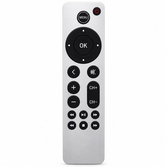 BESIA NEW Universal Replacement Remote for Apple TV 4K/ HD, A2843 A2737 A2169 A1842 A1625 A1427 A1469 A1378 (No Voice), Compatible with Samsung, LG, Sony, Westinghouse, Insignia, Vizio, Toshiba TVs