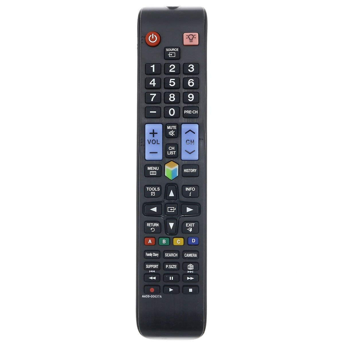 New Replacement Remote Control AA59-00637A for Samsung 3D LCD LED Smart TVs BN59-01199F AA59-00638A AA59-00594A