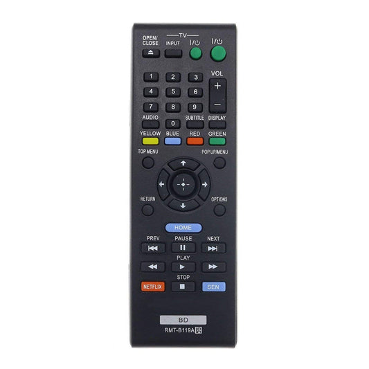 New RMT-B119A Remote Compatible with Sony Blu-Ray Disc DVD Player BDP-BX59 BDP-S390 BDP-S590 BDP-BX110 BDP-S1100 BDP-S3100 BDP-BX310 BDP-BX510 BDP-S580 DP-BX510 BDP-BX59 BDP-BX39