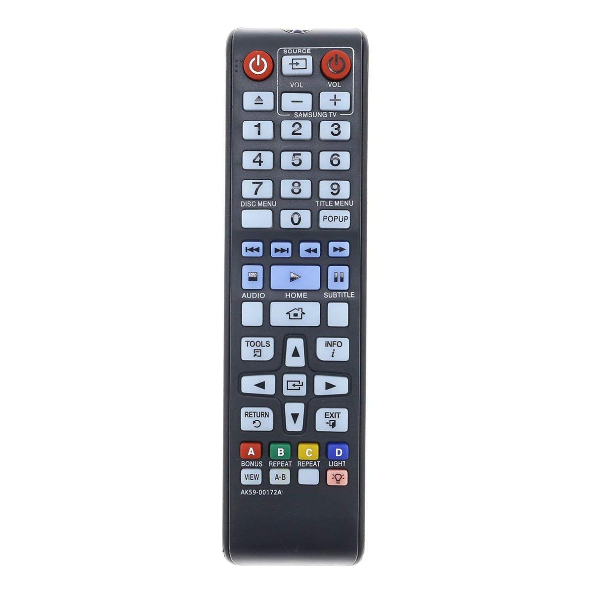 New AK59-00172A Replace Remote Control fit for Samsung Blu-Ray Disc DVD Player BD-F5700 BD-J5100 BD-J5900 BD-J5700 BD-E5700 BD-E6500 BD-EM57 Bluray Blu Ray Home Theater Sound System