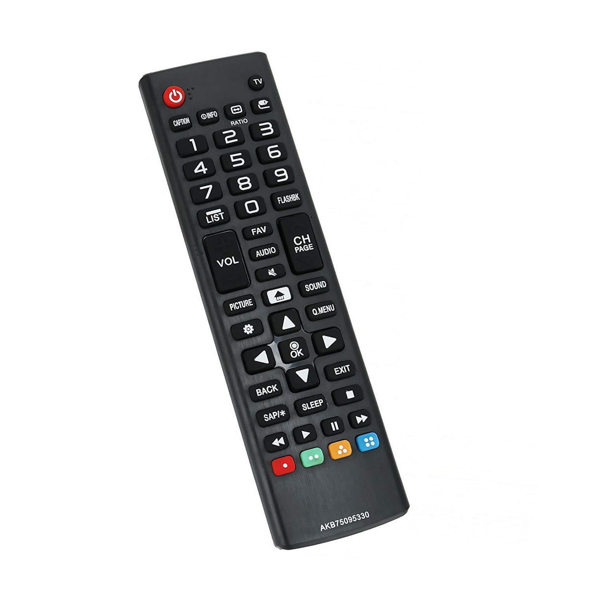 New AKB75095330 Replacement Remote Control Applicable for LG TV 24LH4830 43LJ5000 32LJ500B 43LJ500M 28LJ400B 28MT42DF 24LH4830-PU 28LJ430B