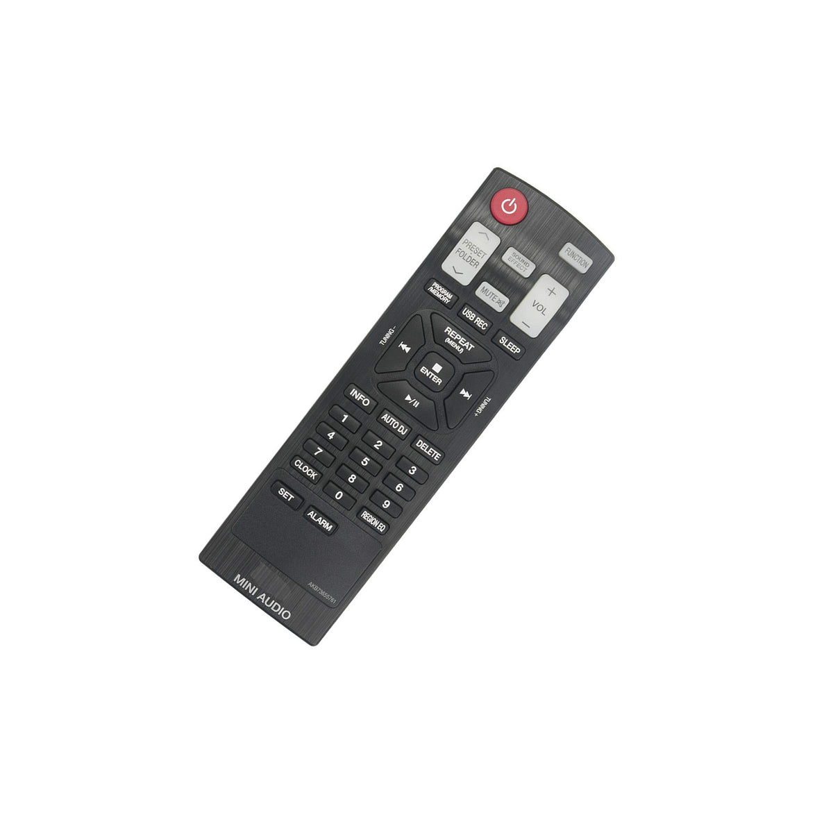 New AKB73655761 Replacement Remote Control fit for LG Mini Hi-Fi System Cms4550w CM4560 CJS45W CJ65 CJS65F CJ45 CJS45F FH6 CJ98 NJ98F CK43 CKD43F CK56 CKS57F Cms4550f
