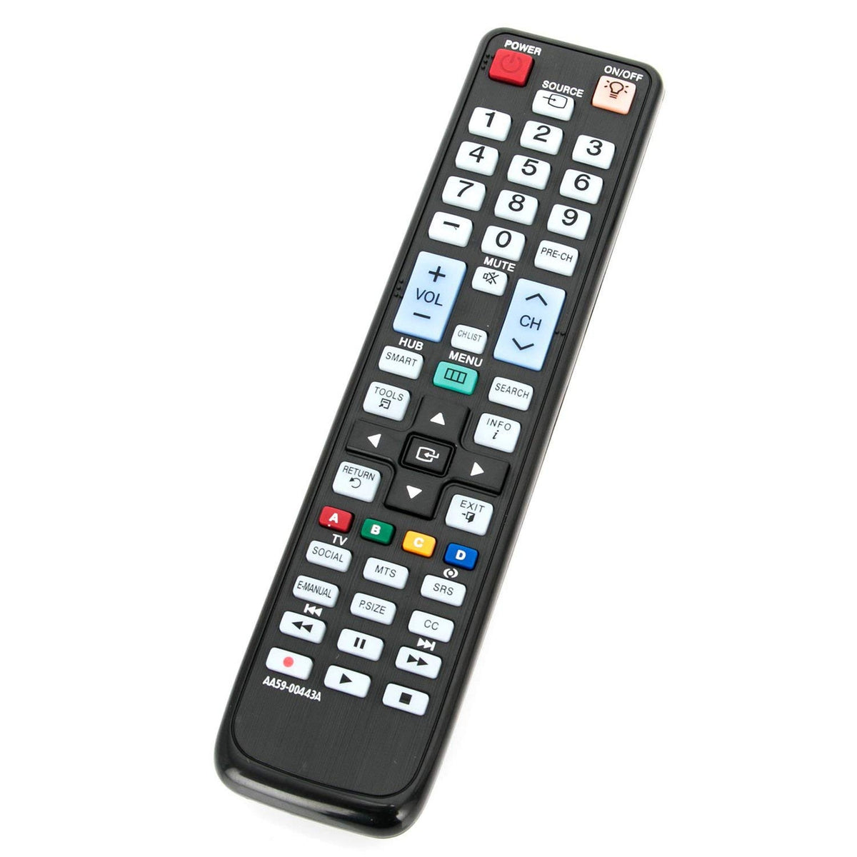 New AA59-00443A Replaced Remote fit for Samsung LED TV 6000 Series 6050 Series UN40D6000 UN46D6000 UN55D6000 UN40D6050 UN32D6300 UN32D6000SF UN40D6000SF UN40D6050TF UN40D6300SF