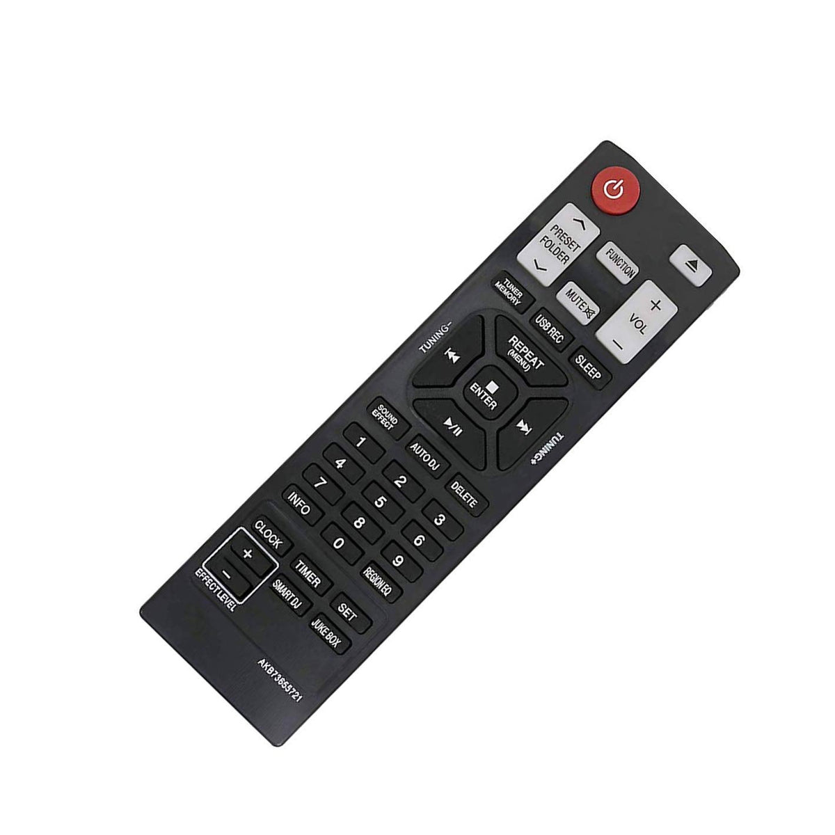New AKB73655721 Replaced Remote fit for LG Mini HiFi System CD Home Audio System CM8530S CMS8530 CMS8530F CM8330 CM8430 CM8430W CM8530 CMS8530FW CMS8530W