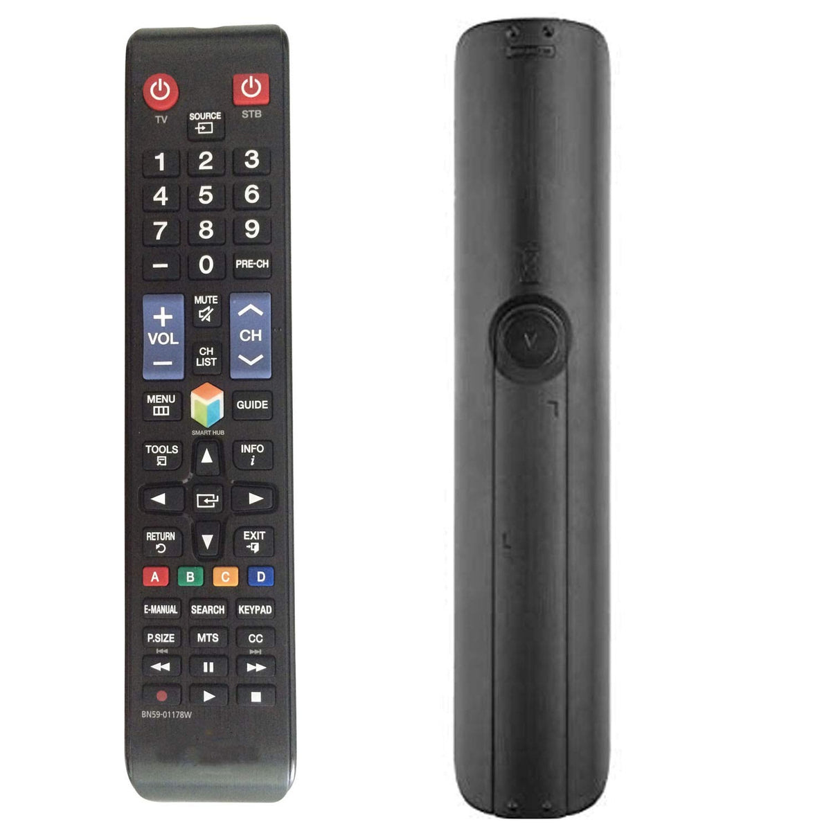 New Replacement Remote BN59-01178W for Samsung LCD LED Smart TVs BN59-01199F BN59-00857A AA59-00637A AA59-00652A BN59-01259E - No Programming Needed