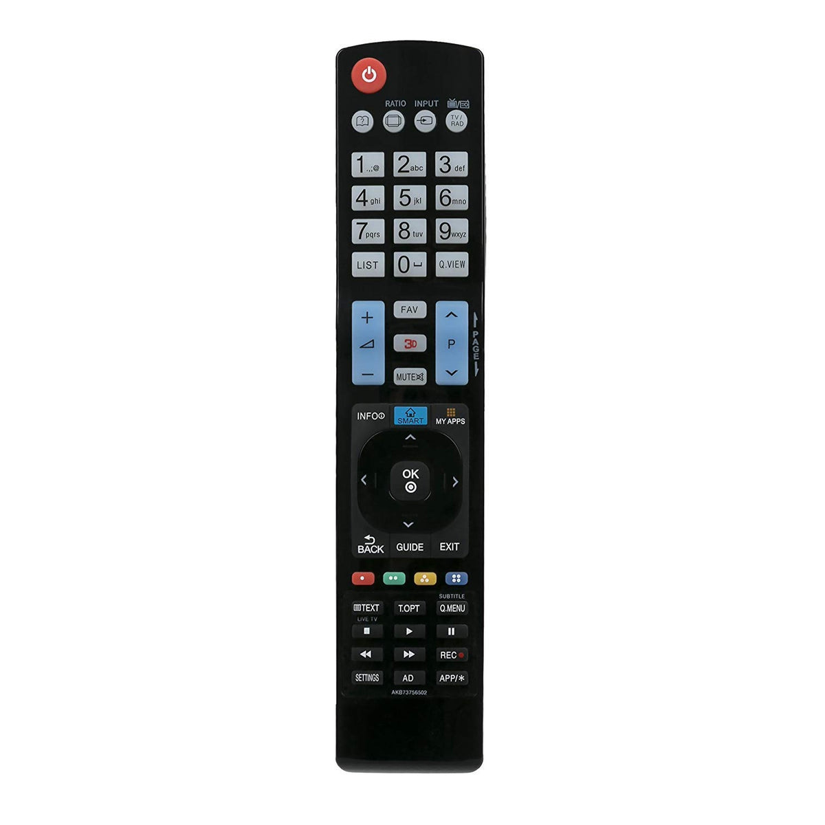 New AKB73756502 Remote Control Replacement fit for LG LED TV 32LA620V 42LA620S 42LA620V 42LA640S 42LA641V 42LA660V 42LN570V 42LN575V 42LN578V 47LA6208 47LA620V 47LA640V 47LA641V