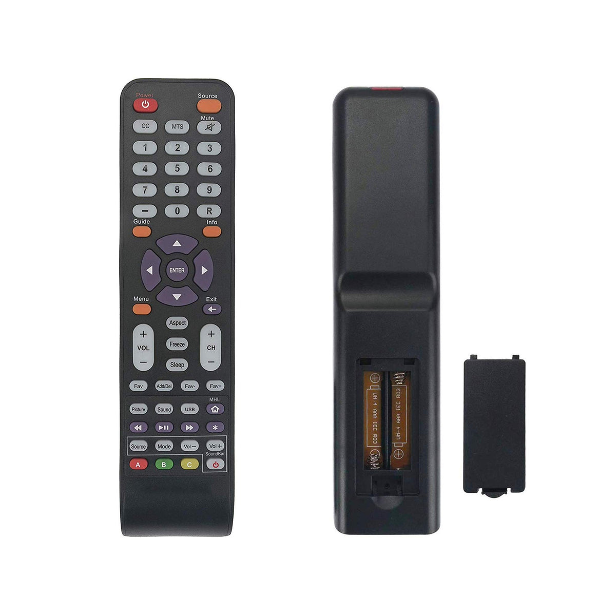 Young 142021270009C Sceptre Remote Compatible with Sceptre 4K TV U55Series U515 U435 U40 X40 U515CV-UMS X408BV-FHD U650cv-umr U435CV-UMC U500CV-UMK U505CV-UMC U508CV-UMK U550CV-UMC U550CV-U U405CV-UMS
