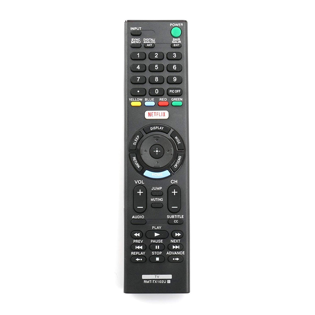 New RMT-TX102U Remote for Sony Bravia TV KDL-40W600D KDL40W650D KDL-40W650D