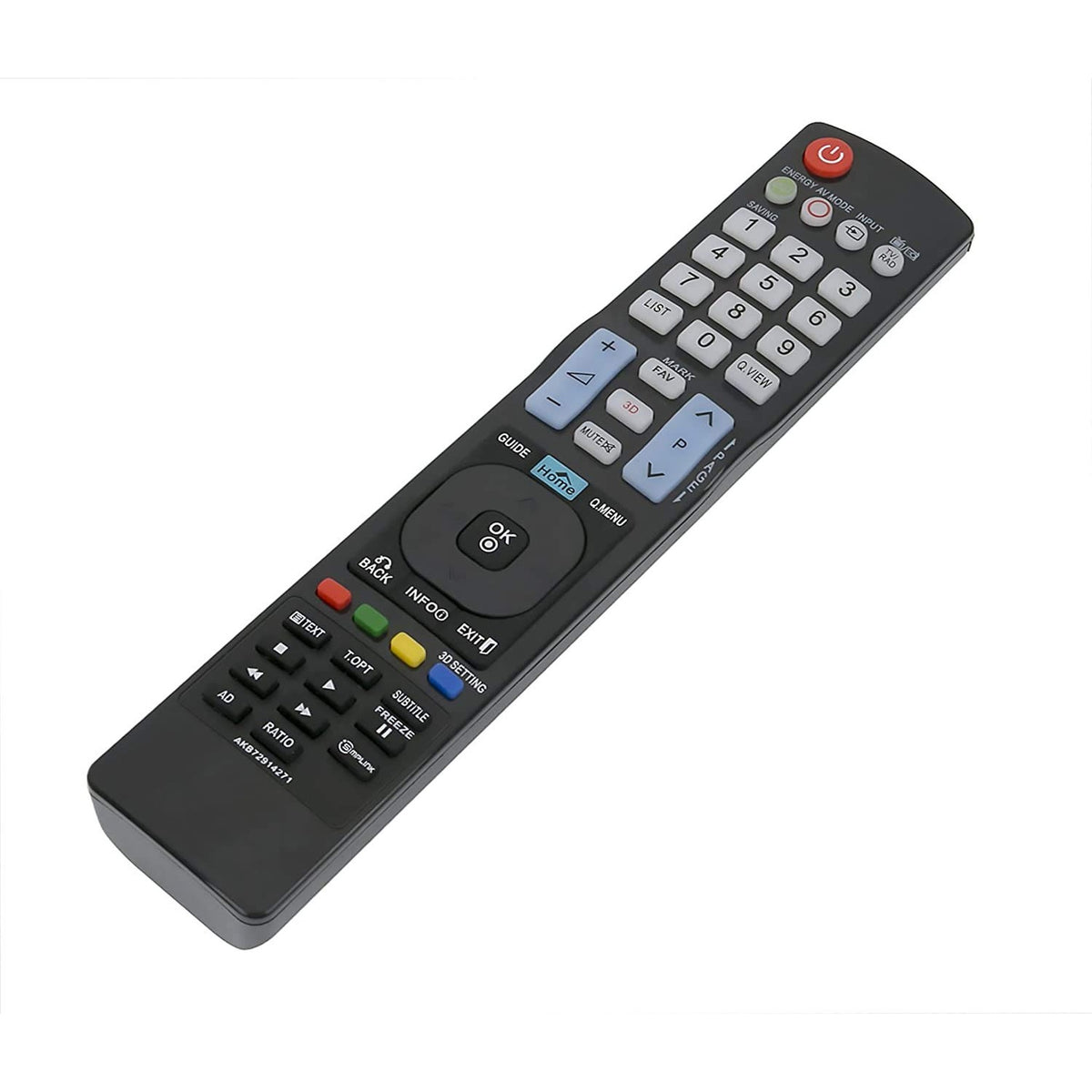 New AKB72914271 Remote fit for LG LCD LED TV 50PT250-ZG 50PT350-ZD 50PT350-ZK 50PT351-ZC 50PT351-ZJ 50PT352-ZB 50PT352-ZH 50PT353-ZA 50PT353-ZG 50PT450-ZB 50PT450-ZH 50PV250-ZA 50PV350-ZD 50PW450-ZA