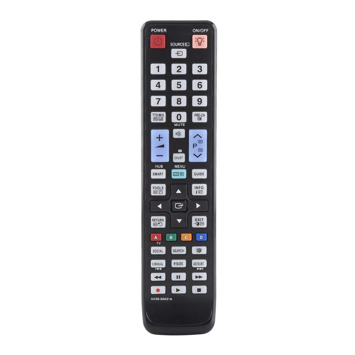 New AA59-00431A Replaced Remote fit for Samsung LCD LED TV AA59-00443A AA59-00441A PS51D8000FM PS59D8000FM PS64D8000FM UA46D7000LM UA55D7000LM UA55D8000YM UE46D6510 UA40D6510