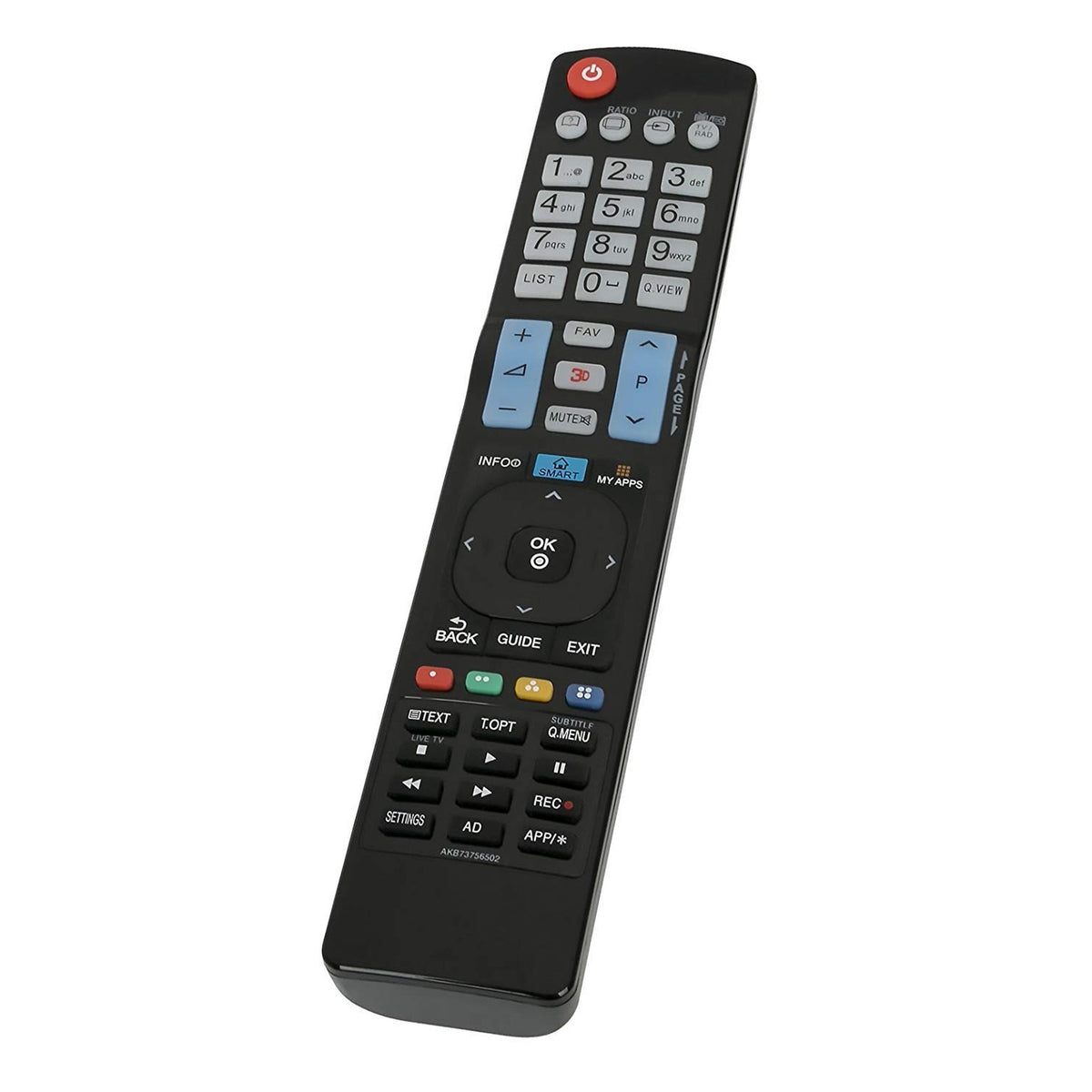 New AKB73756502 Remote Control Replacement fit for LG LED TV 32LA620V 42LA620S 42LA620V 42LA640S 42LA641V 42LA660V 42LN570V 42LN575V 42LN578V 47LA6208 47LA620V 47LA640V 47LA641V