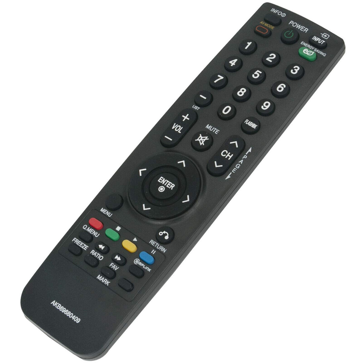 New AKB69680409 Replace Remote for LG LED LCD HD TV Compatilbe with 50PQ20-UA 50PQ30-UA 42PQ20-UA 42PQ30-UA 42PQ30C-UA