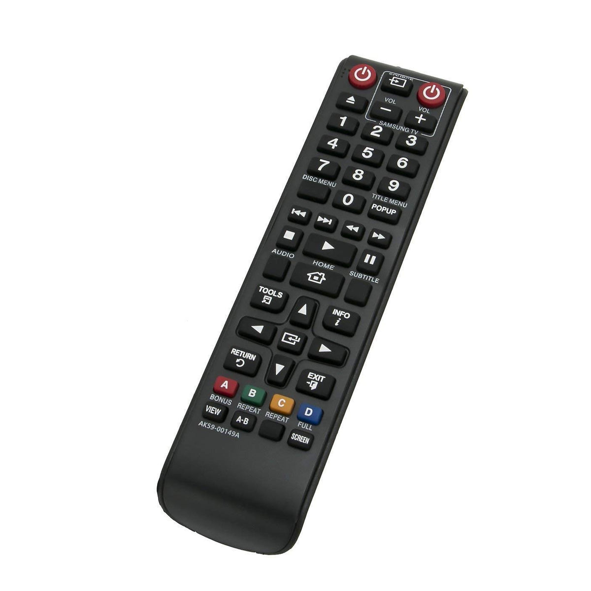 New AK59-00149A Replacement Remote Control fit for Samsung Blu-ray DISC Player BD-ES5000 BD-ES5300 BD-F5100 BD-FM57C BD-HM59
