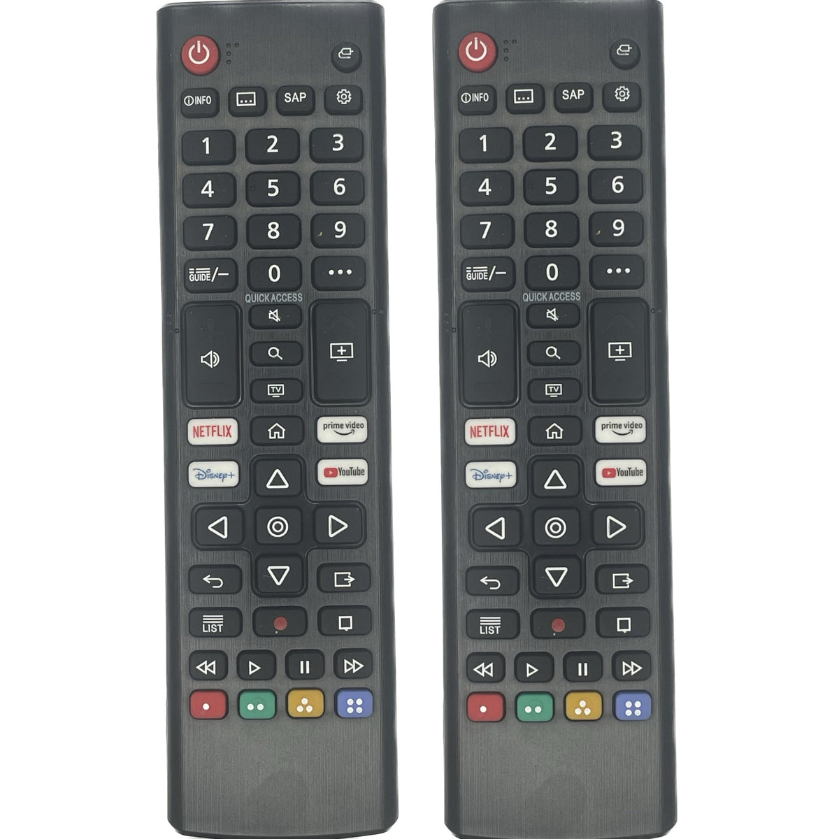 2 Packs of BESIA New Remote Compatible with LG LED OLED LCD Smart TV, 4K 8K UHD HDTV Smart TV,