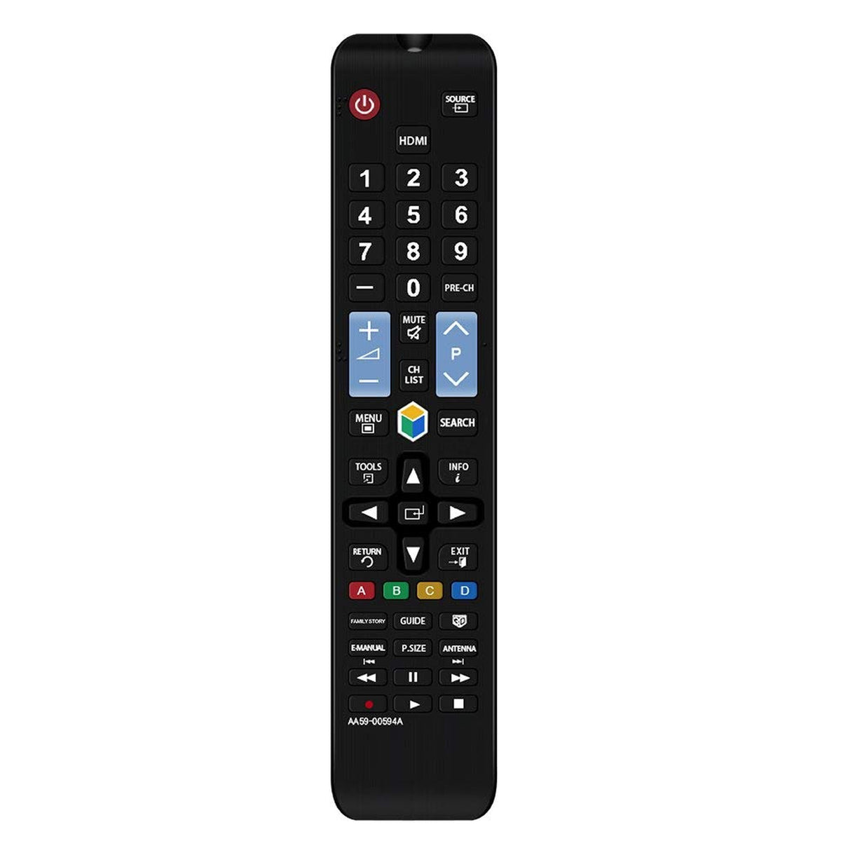 Young Compatible Replacement Remote for Samsung AA59-00594A Remote(3D/ Smart TV/HDTV/LCD/LED/TV), Applicable AA59-00619A AA59-00622A AA59-00603A AA59-00579A