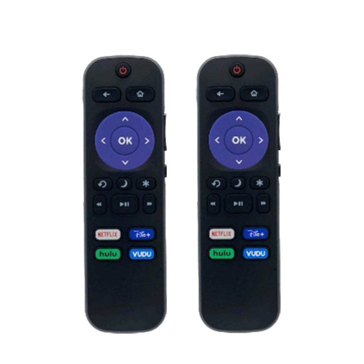 (2 Pack) Replacement Remote for ONN Roku TV with Disney Button ONN RC-AFIR 3226000858 for 100012584 100012585 100012586 100012587 100012587 100012589 100012590 100018971