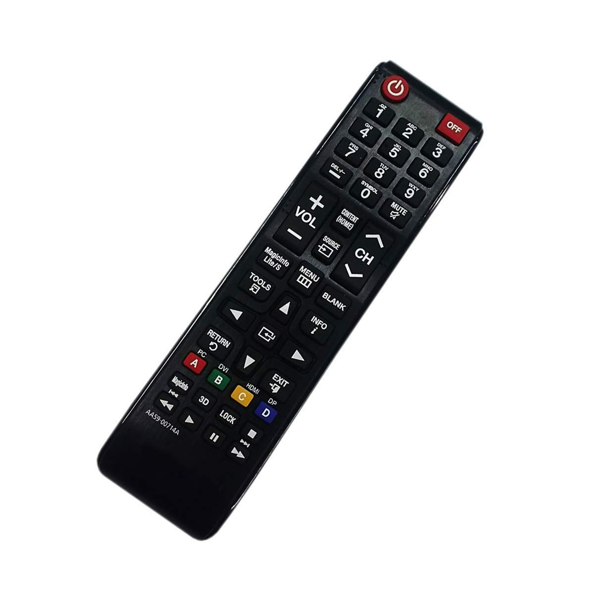 New AA59-00714A Replaced Remote Control fit for Samsung LCD LED 3D HDTV Smart TV LH32EDCPLBC/ZA LH40DECPLBA/ZA LH46EDCPLBC/ZA LH55EDCPLBC/ZA LH65MDCPLGA/ZA LH75EDCPLBC/ZA