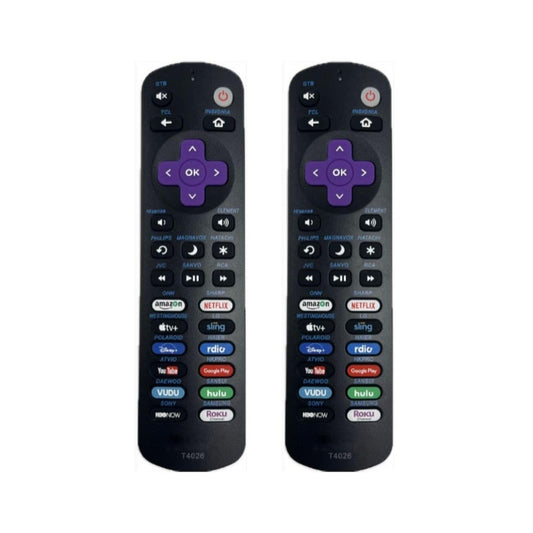(2 Pack) Universal Roku Remote Control Fit for All ROKU STB and ROKU TVs