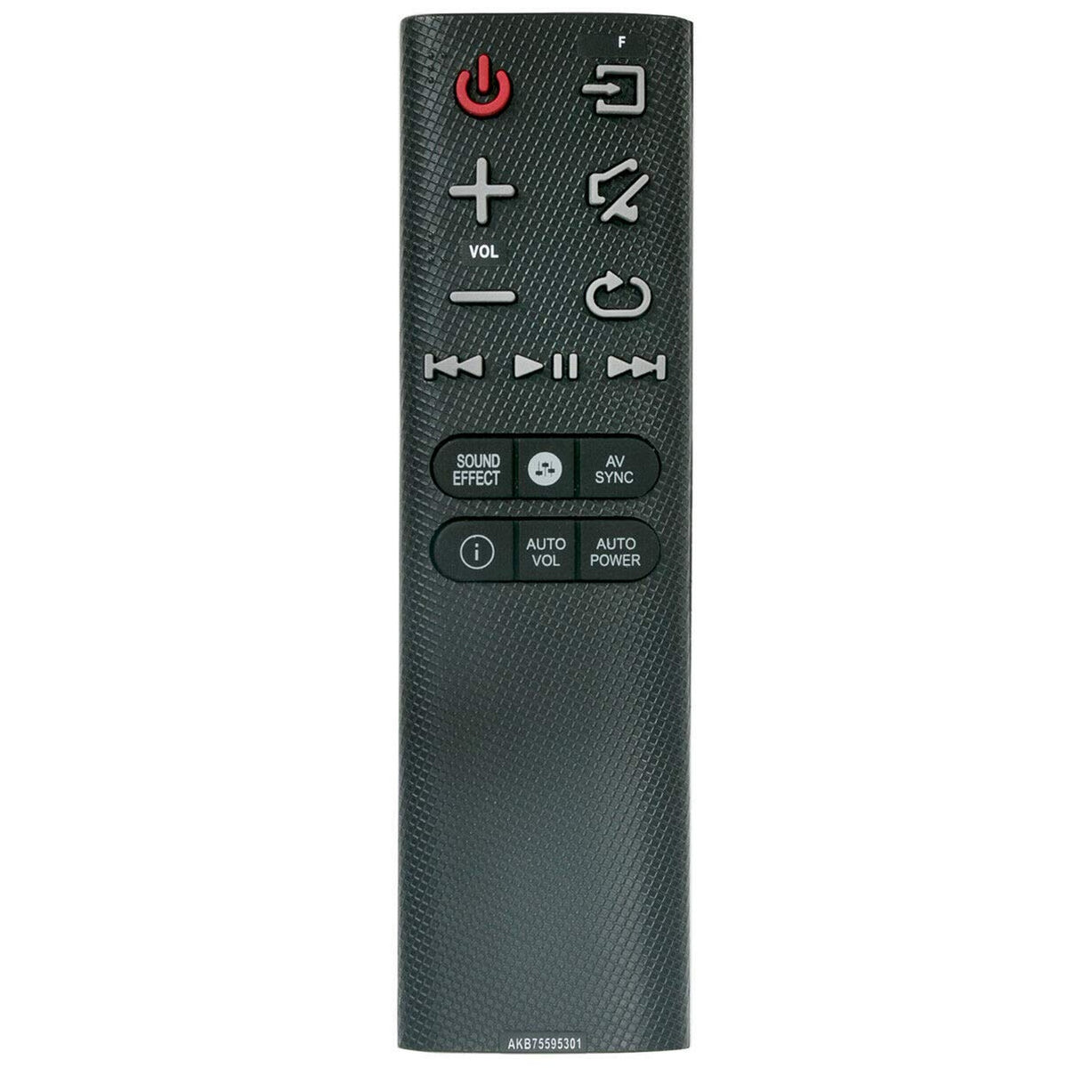 AKB75595301 Replacement Remote Control Applicable for LG Soundbar SK10Y SK10 SK6 SK6Y SK8 SK8Y SK9 SK9Y SKC9 SPK8-W SKM6Y