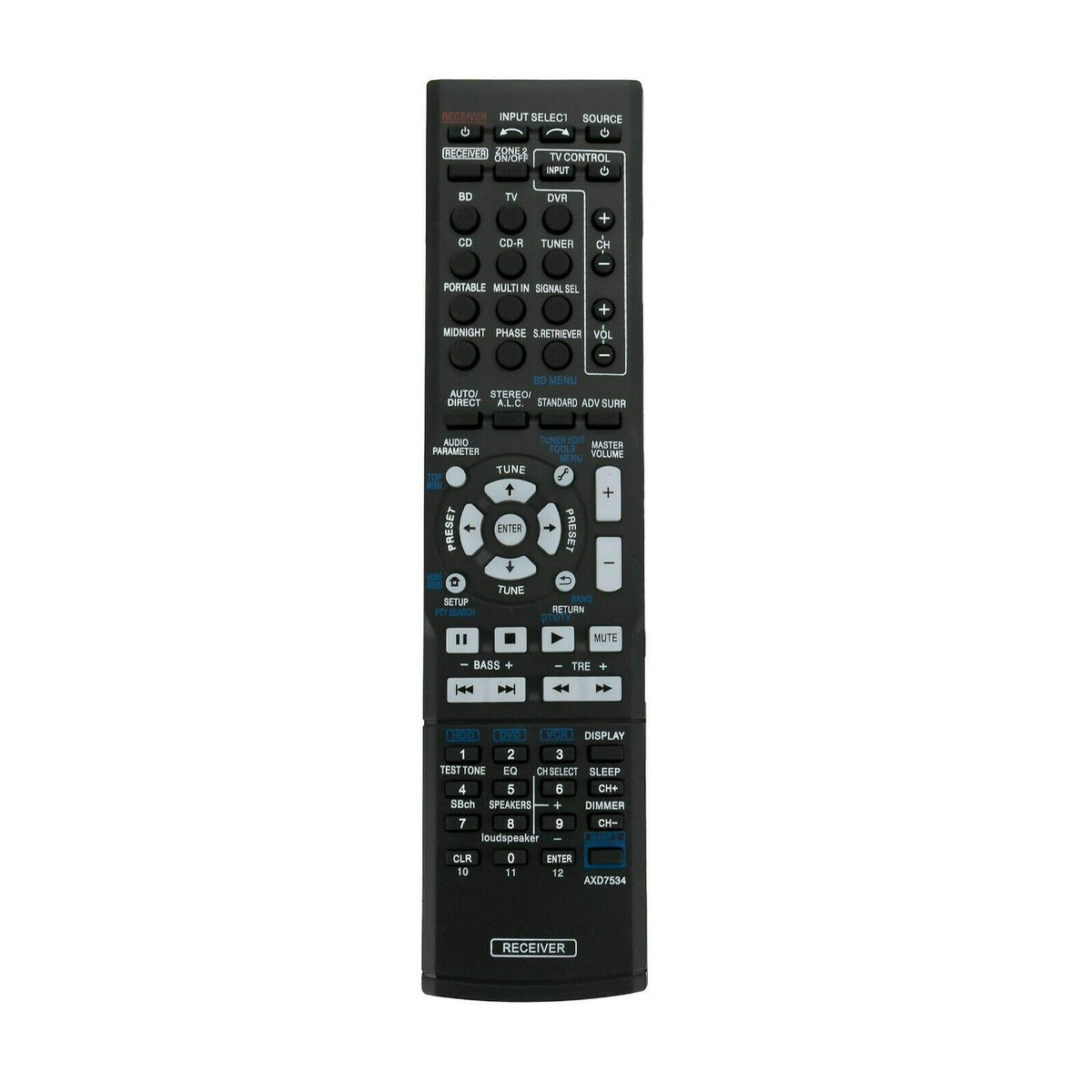 Young AXD7534 AV Receiver Replacement Remote Control fit for Pioneer SX-319V SX-319V-K VSX-519V VSX-519V-K VSX-519V-S