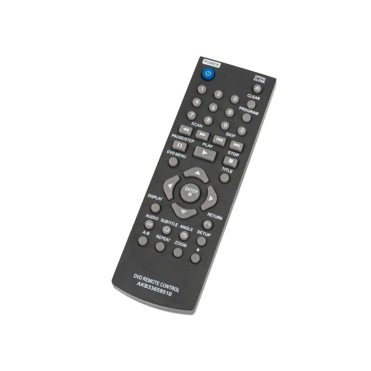 New AKB33659510 Replacement Remote Control for LG DVD Player. Compatible with DVX352 DVX380 DVX382 DVX390 DVX482 DVX490 DVX492 DVX550 DVX640 DVX642