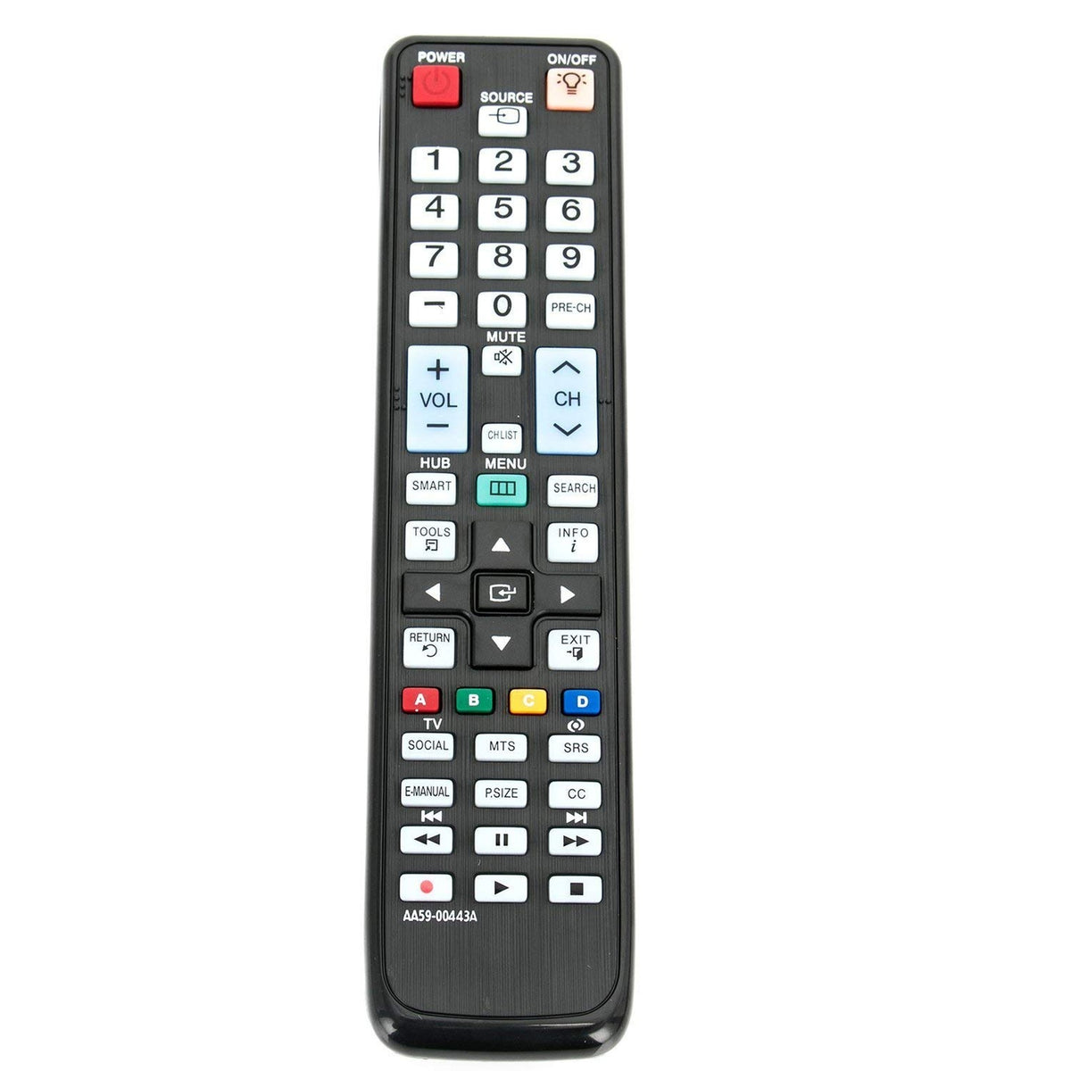 New AA59-00443A Replaced Remote fit for Samsung LED TV 6000 Series 6050 Series UN40D6000 UN46D6000 UN55D6000 UN40D6050 UN32D6300 UN32D6000SF UN40D6000SF UN40D6050TF UN40D6300SF