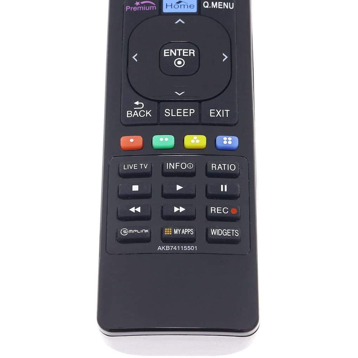 New AKB74115501 Replacement Remote Control fit for LG LCD LED TV HDTV 55LE5500 55LS4500UD 47LV5500UA 42LA6200UA 22LG30UA 19LF10 19LF10C 32LD325HUA 32LD330HUA 32LD333HUA