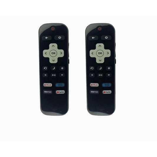 BESIA [Glow in The Dark] (Pack of 2) Replacement-Remote-Control for Roku-TV,Compatible for TCL Roku/Hisense Roku/Onn Roku/Philips Roku Smart TVs(Not for Stick and Box) TCL TV 91
