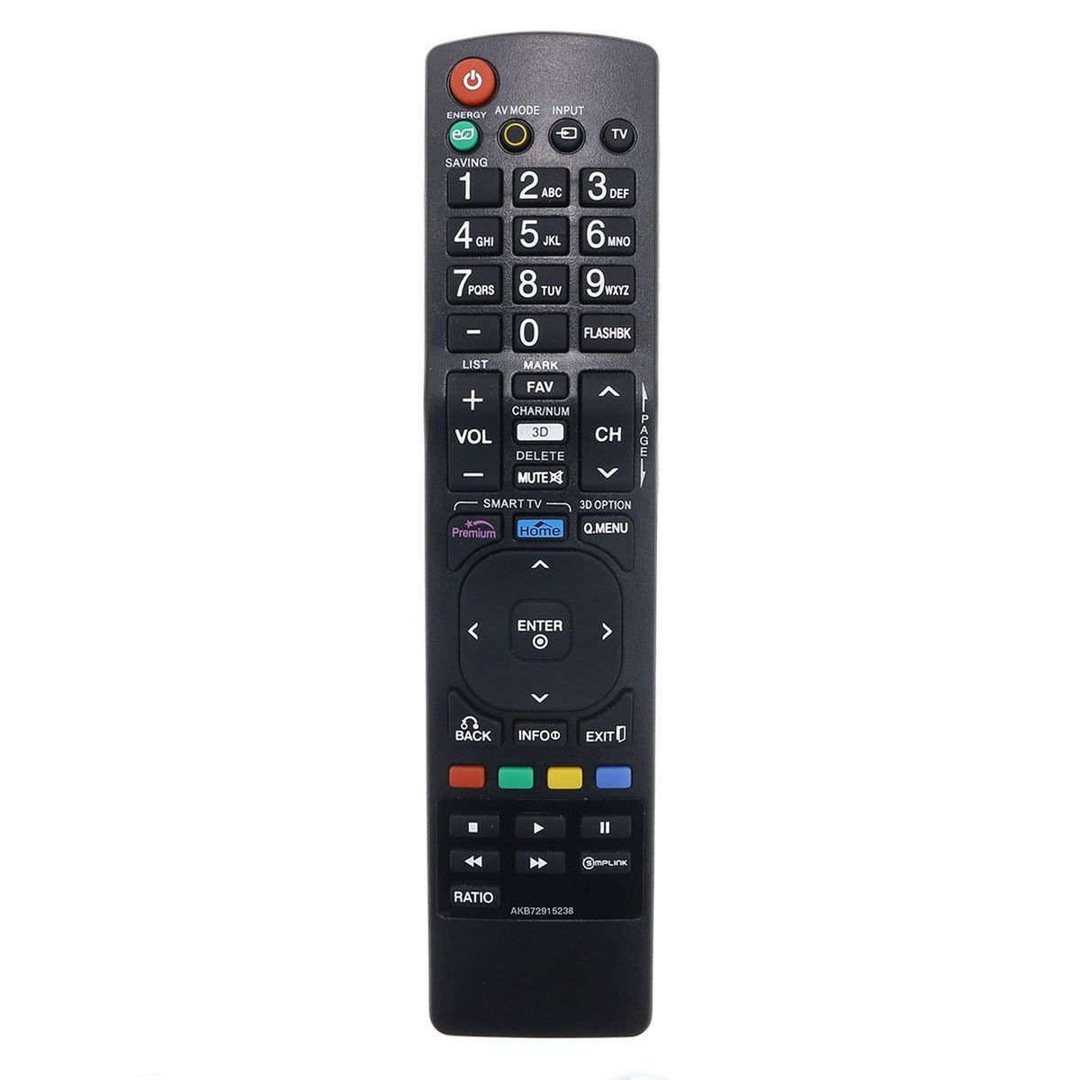 Young AKB72915238 Replaced Remote fit for LG AKB72914041 AKB72914043 AKB72914271 LCD LED 3D Smart TV 55LV3700 42LV5400 42LW5700 47LW5700 42LV3700 47LV3700 42LV5400 55LW5700 60PZ750 50PZ750 42LK550