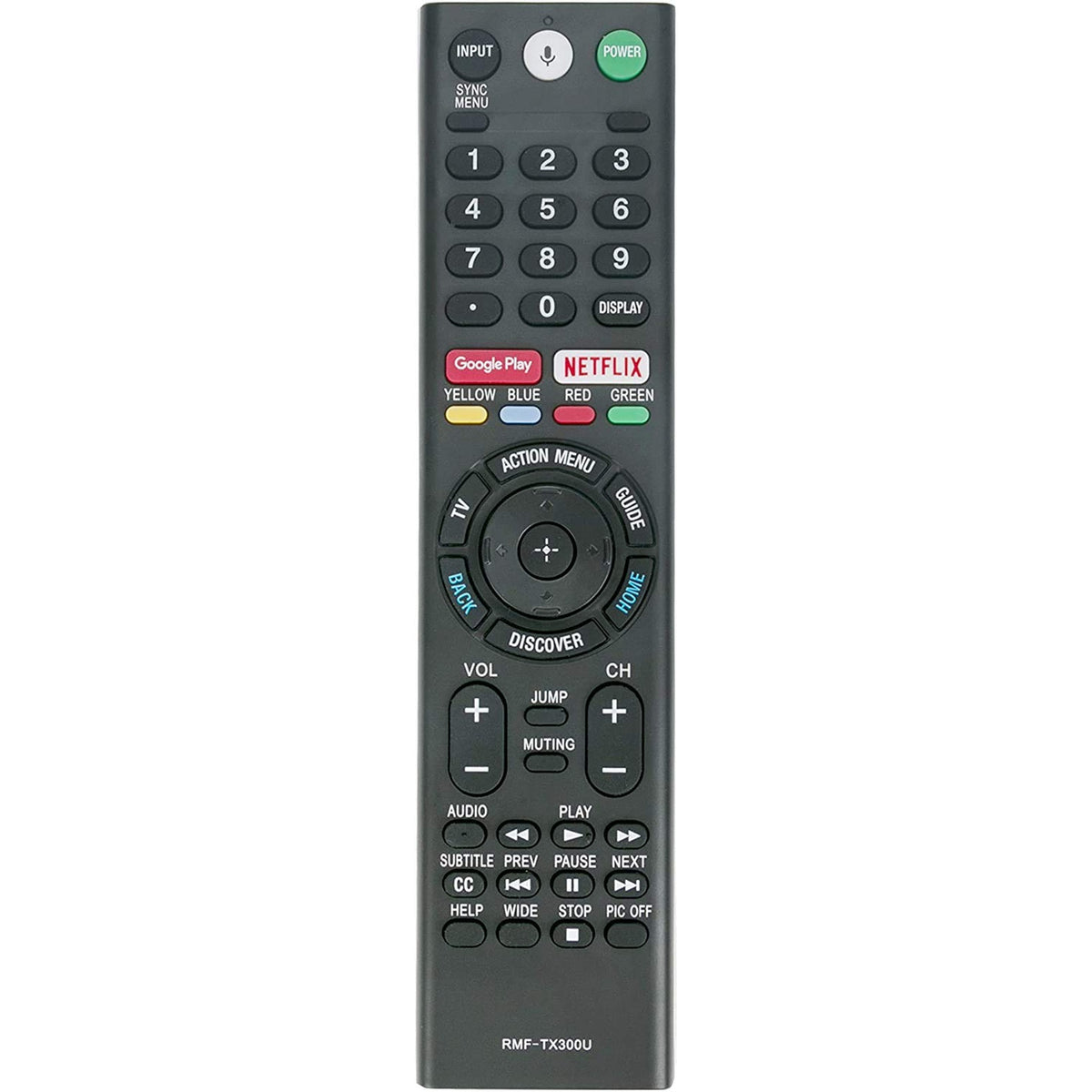 New RMF-TX310U RMF-TX300U Replacement Voice Remote with Mic sub RMF-TX200U RMF-TX201U Remote Fit for Sony 4K Smart LED TV HDTV XBR-55X850S XBR-65X850D XBR-65X930D XBR-75X850D XBR-85X850D