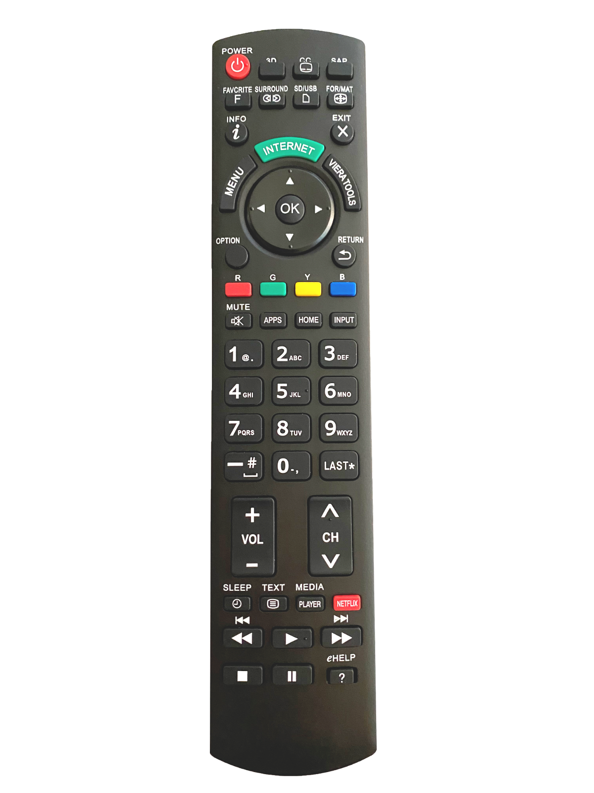 Panasonic TV Universal Remote Control fit for all Plasma HDTV TV