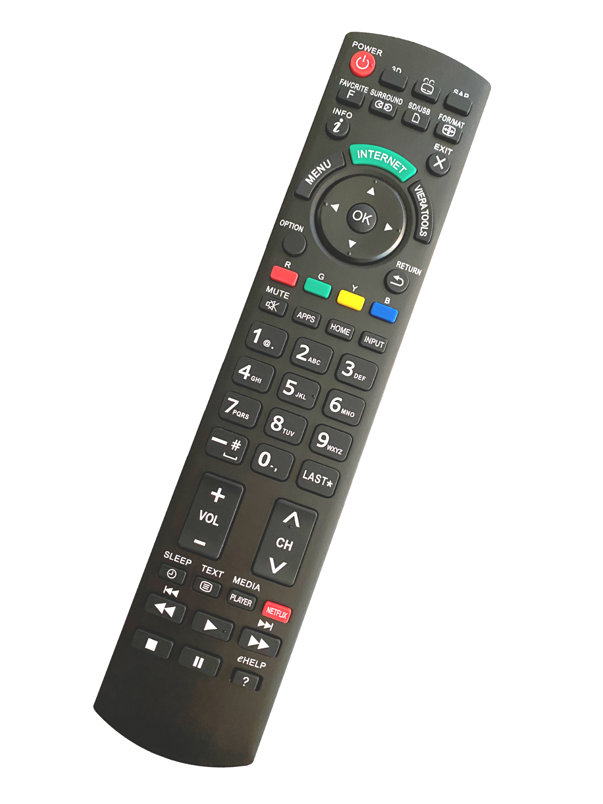 Panasonic TV Universal Remote Control fit for all Plasma HDTV TV