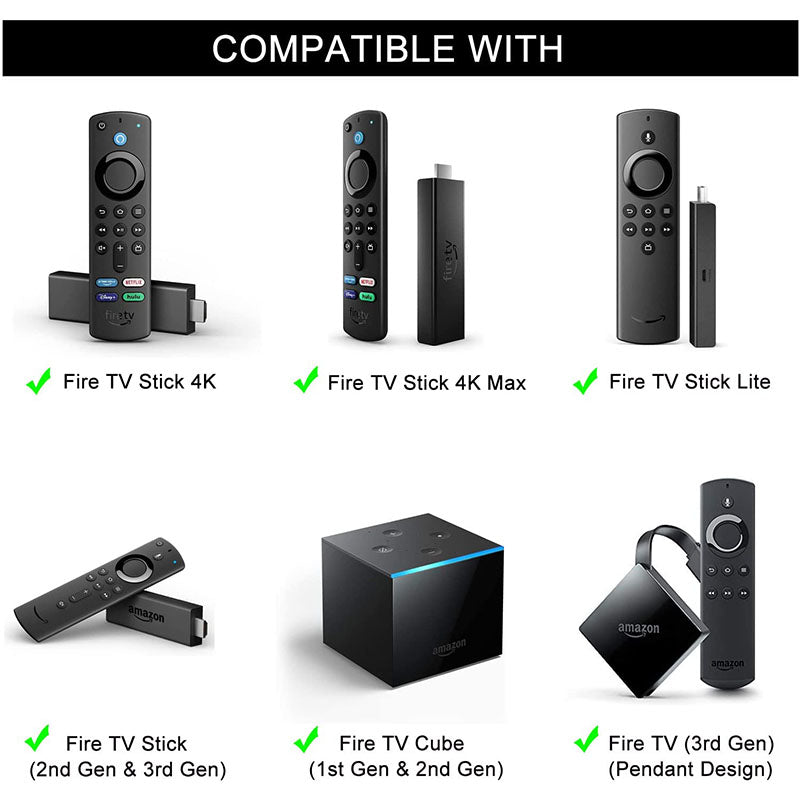 Voice Remote (3rd GEN) L5B83G with TV Replacement Controls fit for Amazon Fire TV Stick (2nd Gen, 3rd Gen, Lite, 4K)