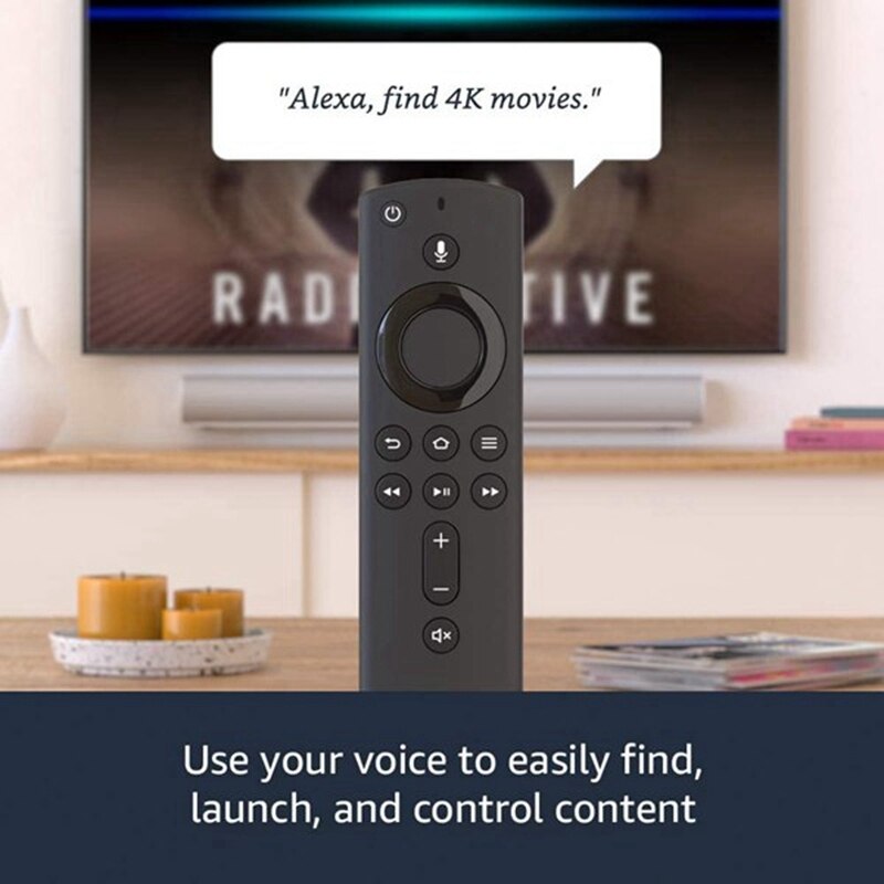 Replacement Voice Remote Control (2nd GEN) L5B83H with Power and Volume Control fit for Amazon 2nd Gen Fire TV Cube and Fire TV Stick,1st Gen Fire TV Cube, Fire TV Stick 4K, and 3rd Gen Amazon Fire TV