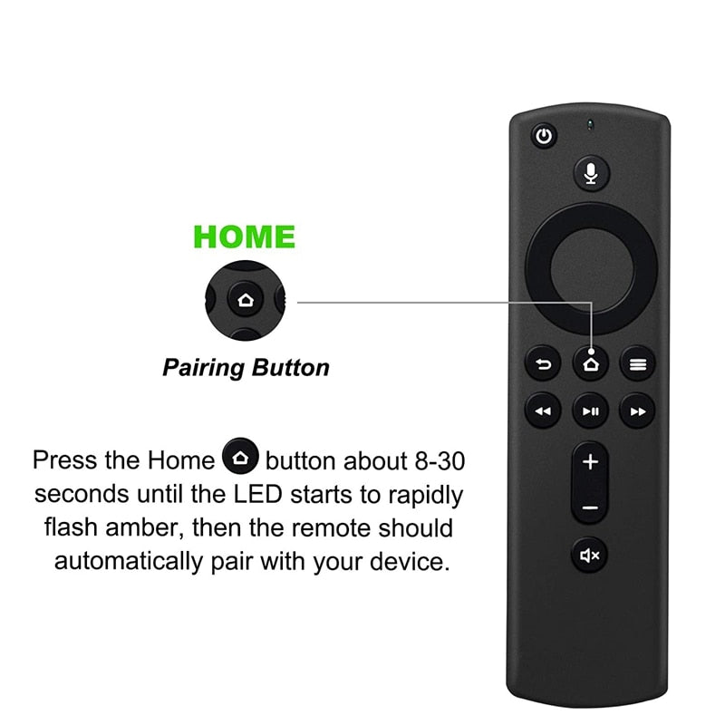 Replacement Voice Remote Control (2nd GEN) L5B83H with Power and Volume Control fit for Amazon 2nd Gen Fire TV Cube and Fire TV Stick,1st Gen Fire TV Cube, Fire TV Stick 4K, and 3rd Gen Amazon Fire TV