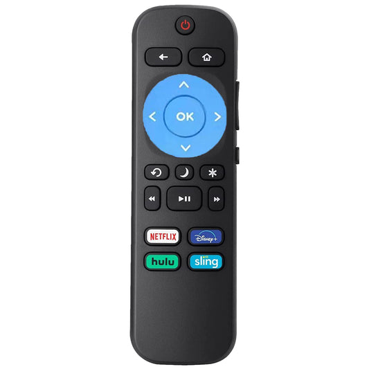 Replacement Remote Control for Onn Roku TV/TCL Roku TV/Element Roku TV/Hisense Roku TV Remote with Netflix Disney Plus HULU Sling【Only Works with Roku TV, Not for Roku Stick and Roku Box】