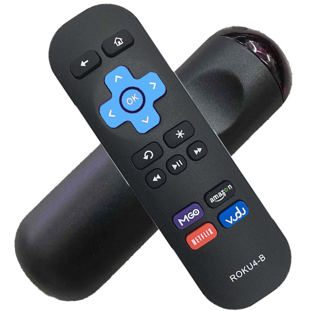 ROKU 4-B Remote Compatible with Roku 1 2 3 4 HD LT XS XD Roku Express Roku Premiere, DO NOT Support for Roku Stick or Roku TV